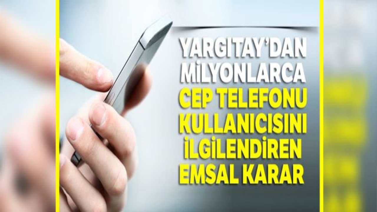 Bozulan telefonu mahkeme kararıyla iade etti