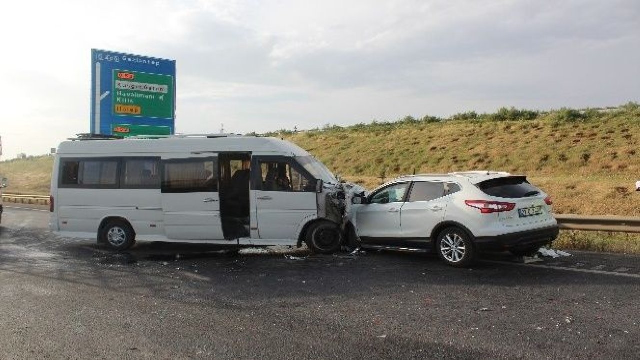 Gaziantep'te zincirleme kaza: 11 yaralı