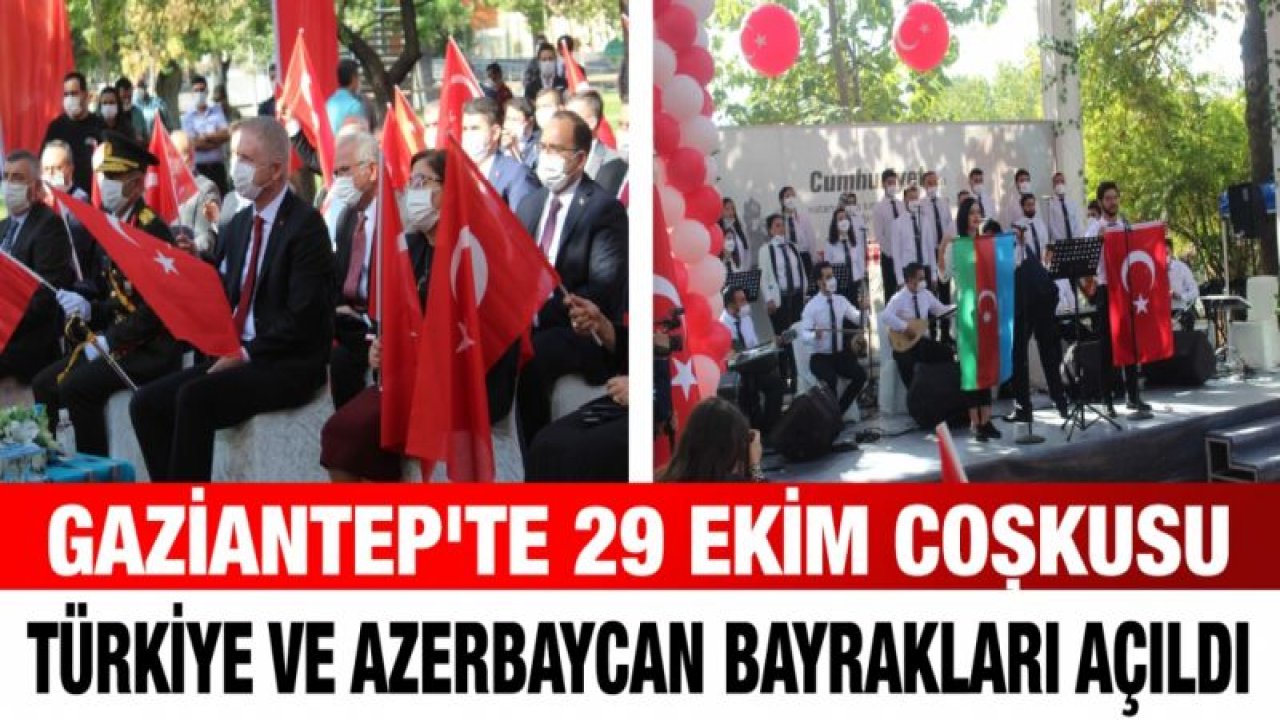 Gaziantep'te 29 Ekim coşkusu