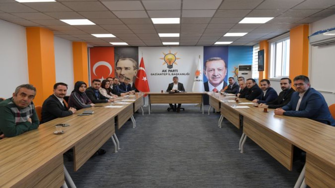 AK Parti Gaziantep Seçim Koordinasyon Merkezi, çalışmalarını hızlandırdı