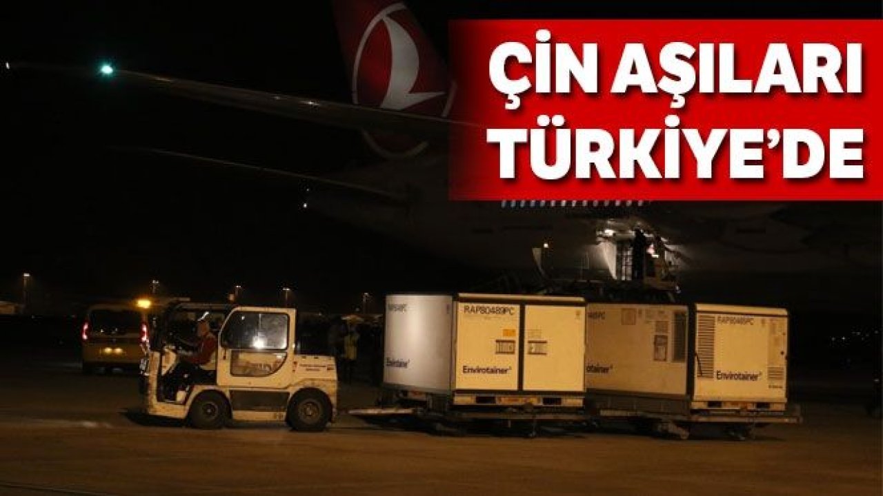 Çin aşıları Türkiye'de