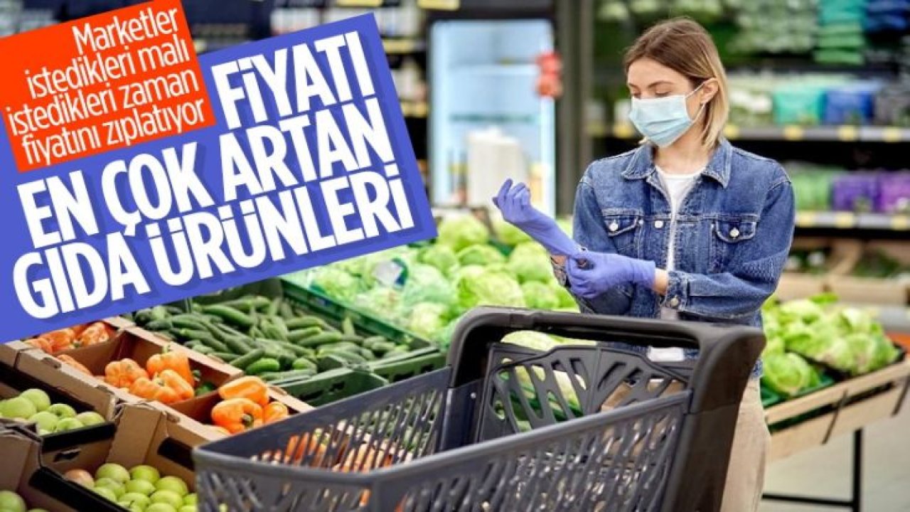 Ocak ayında markette fiyatı en çok artan gıda ürünleri