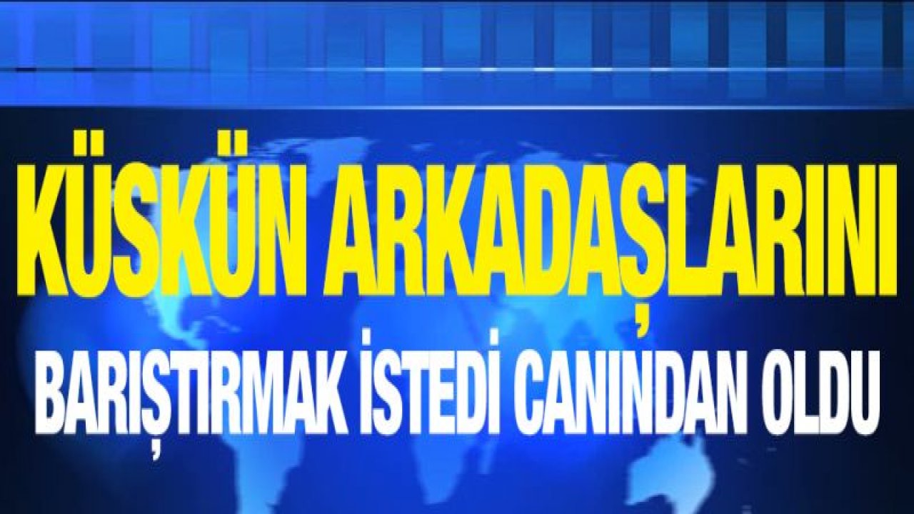 Arkadaşlarının silahlı kavgasında öldü