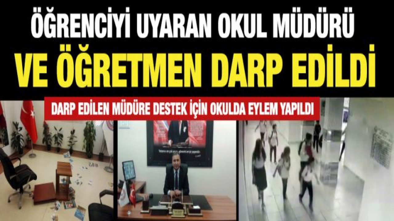 Gaziantep'te veliden okul müdürü ve öğretmene darp