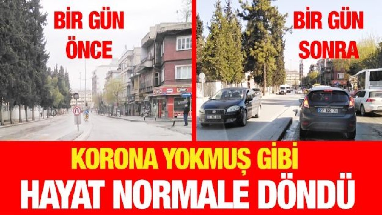 Korona yokmuş gibi HAYAT NORMALE DÖNDÜ