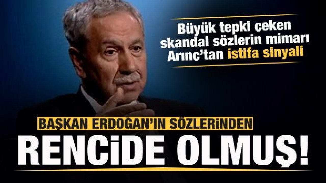 Flaş...Flaş...Son Dakika...Bülent Arınç 'Ben Duygusal,Bir İnsanım'...Bülent Arınç: Cumhurbaşkanı çok ağır konuştu, rencide oldum