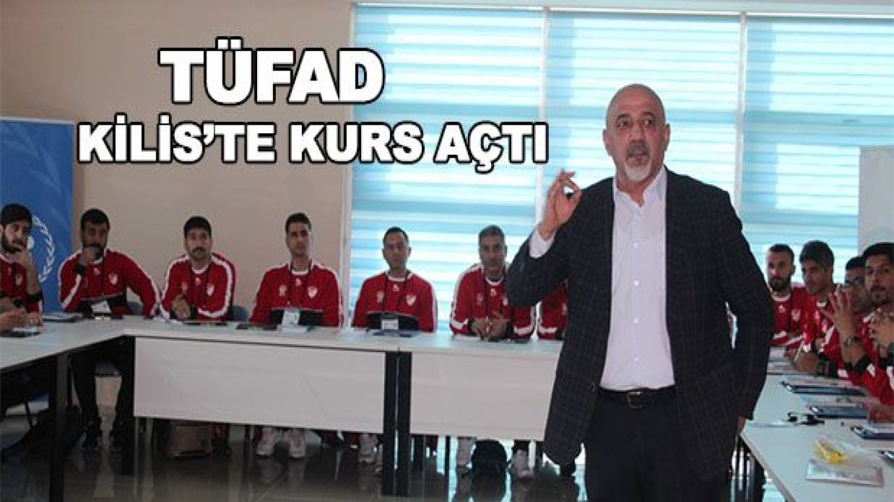 Kilis'te TFF C antrenörlük kursu düzenlendi