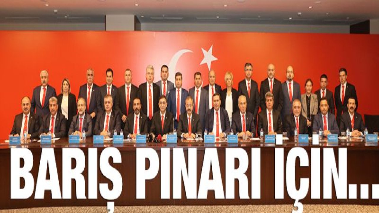 GAZİANTEP BARIŞ PINARI İÇİN EL ELE