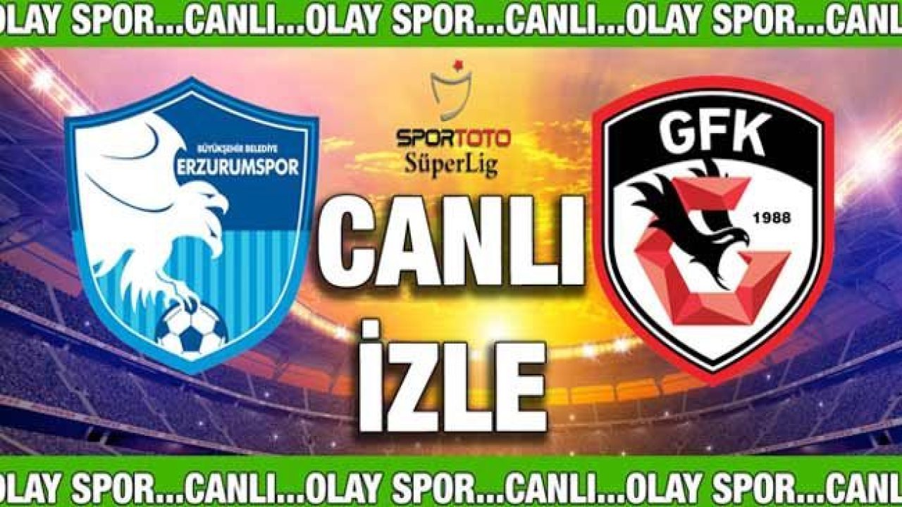 Canlı İzle…BB Erzurumspor 1 - 1 Gaziantep FK…Süper Lig 16. haftada BB Erzurumspor - Gaziantep FK Canlı skor ve canlı anlatım…Canlı Anlatım BB Erzurumspor -Gaziantep FK