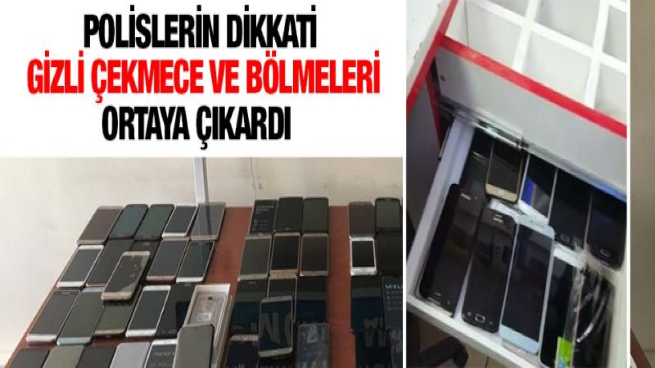 Kaçak cep telefonu operasyonunda şok görüntüler