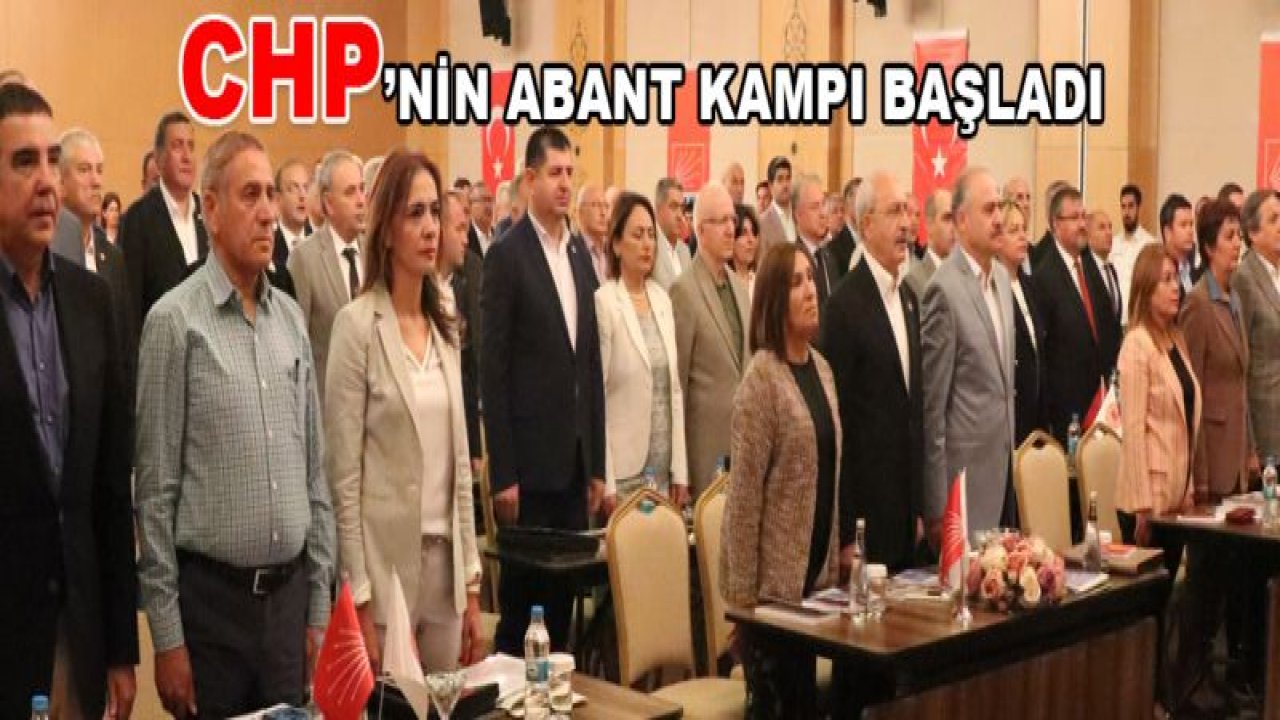 CHP'nin Abant kampı başladı