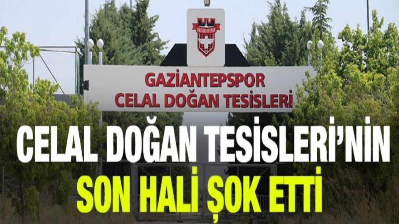 Gaziantepspor tesisleri çürümeye terk edildi