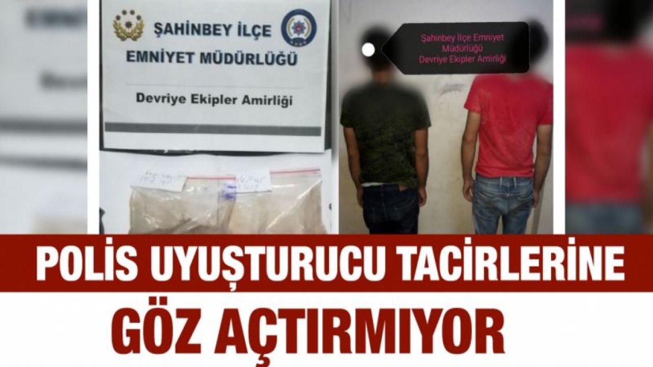 Polis uyuşturucu tacirlerine göz açtırmıyor