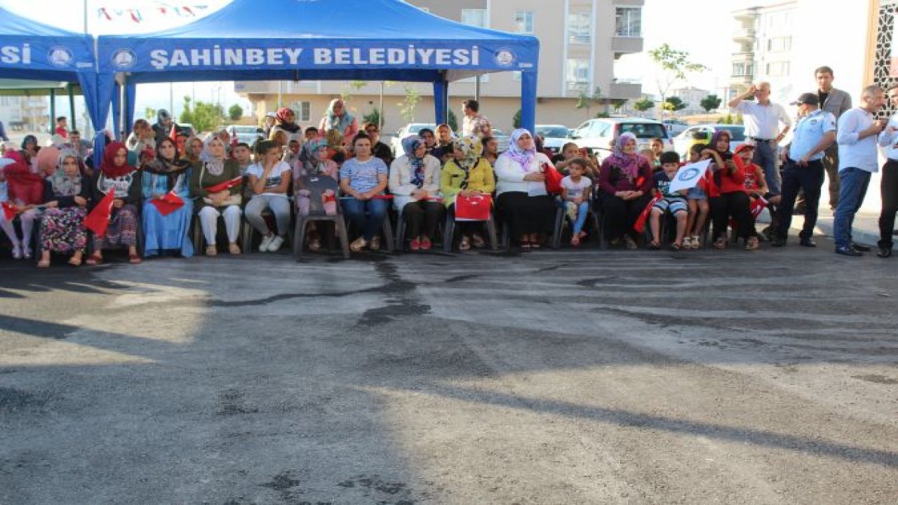 Bülbülzade Mahallesi'ne yapılan sosyal tesis törenle hizmete açıldı