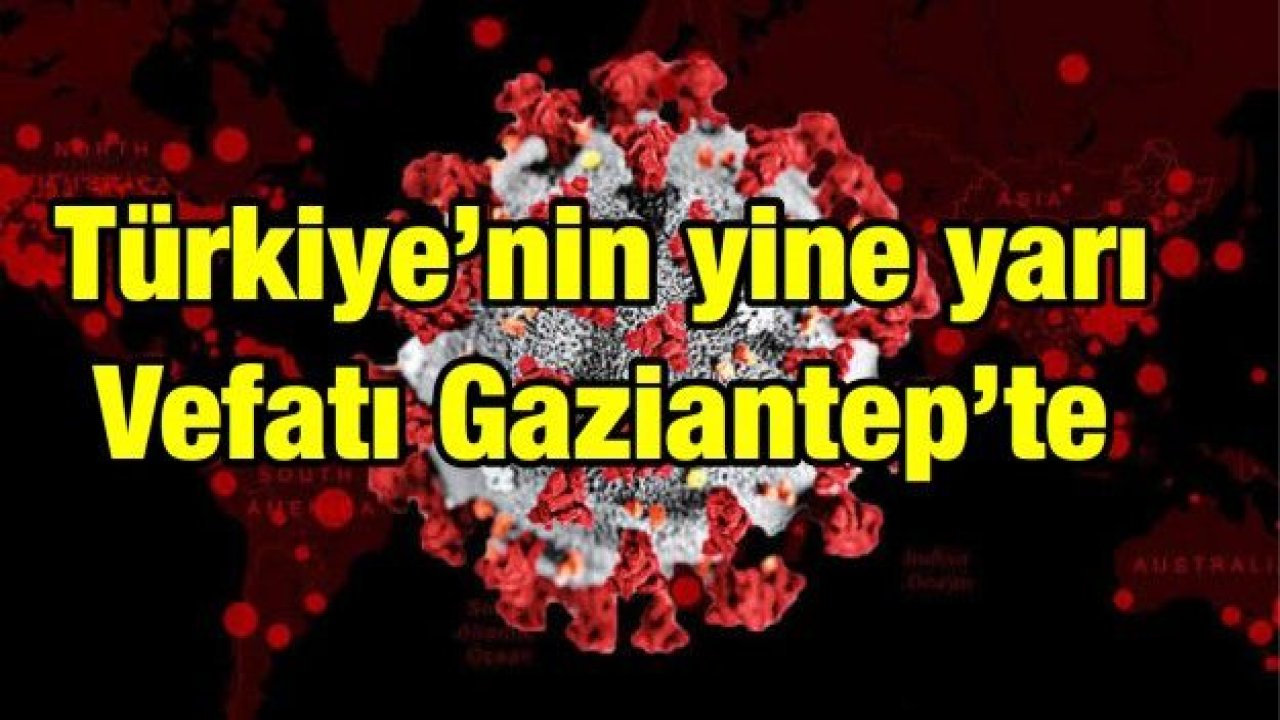 Türkiye Geneli Koronavirüs Vefat Sayısının Yarısı Yine Gaziantep’te