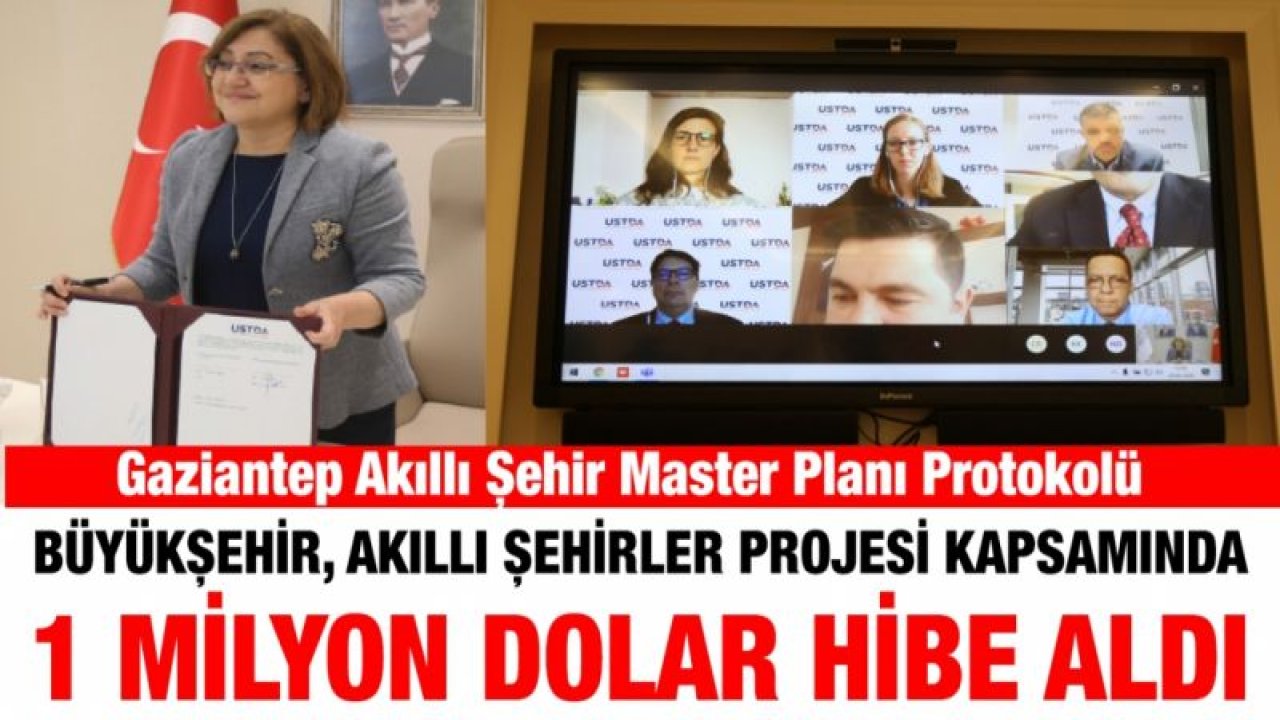 BÜYÜKŞEHİR, AKILLI ŞEHİRLER PROJESİ KAPSAMINDA 1 MİLYON DOLAR HİBE ALDI!