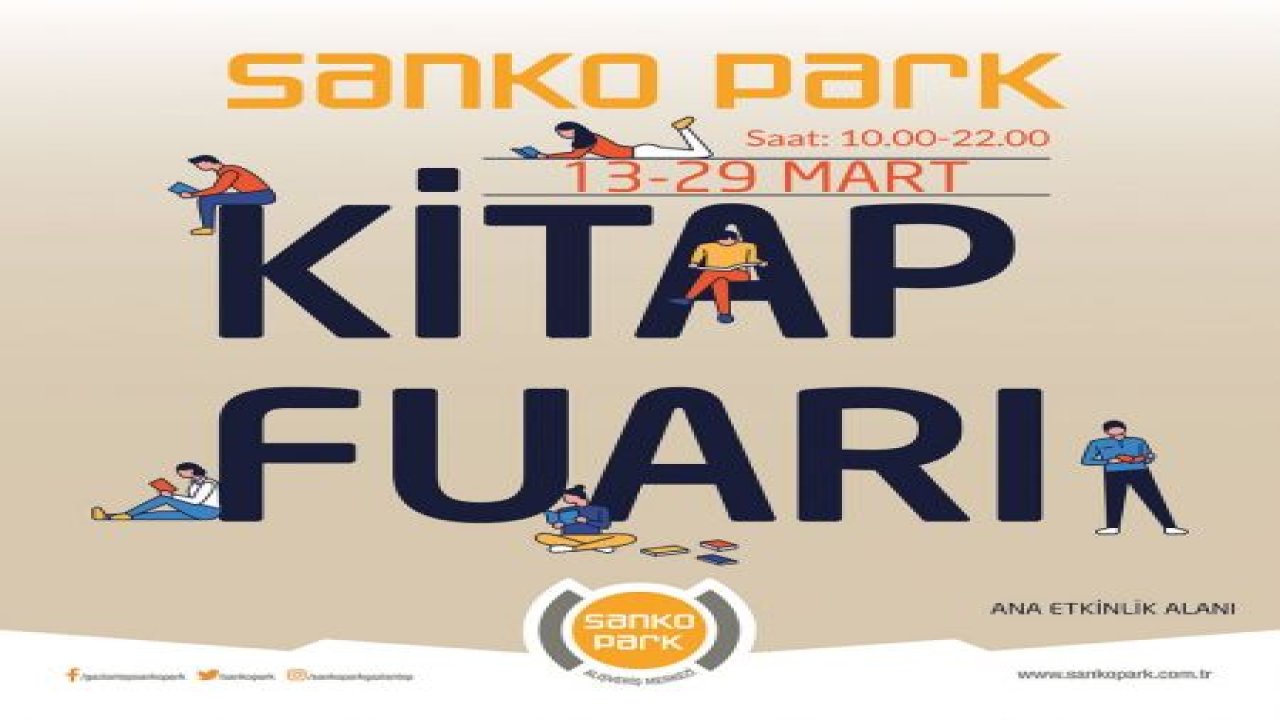 SANKO PARK ALIŞVERİŞ MERKEZİ KİTAP FUARI BAŞLIYOR