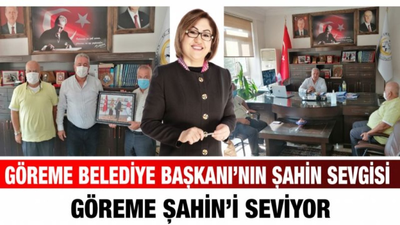 Göreme Belediye Başkanı’nın Şahin sevgisi...  Göreme Şahin’i seviyor