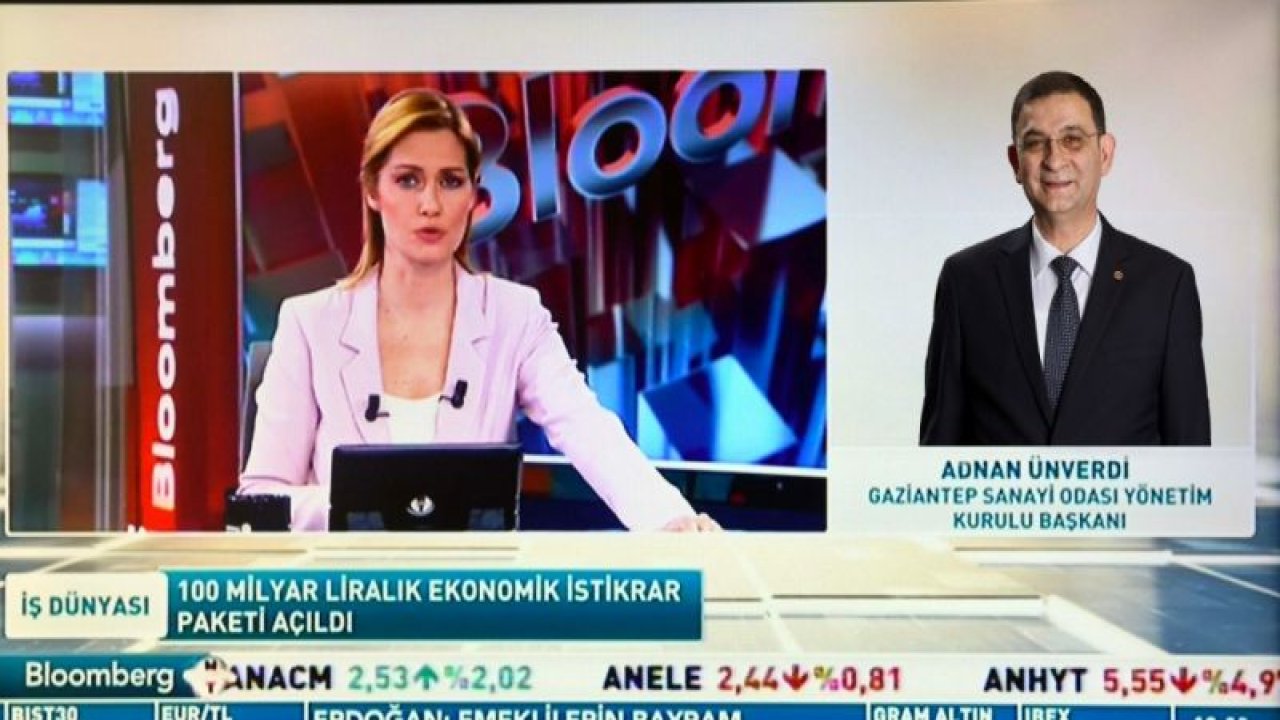 Ünverdi Bloomberg HT yayınında, “Ekonomik istikrar kalkanı paketi’ni” değerlendirdi