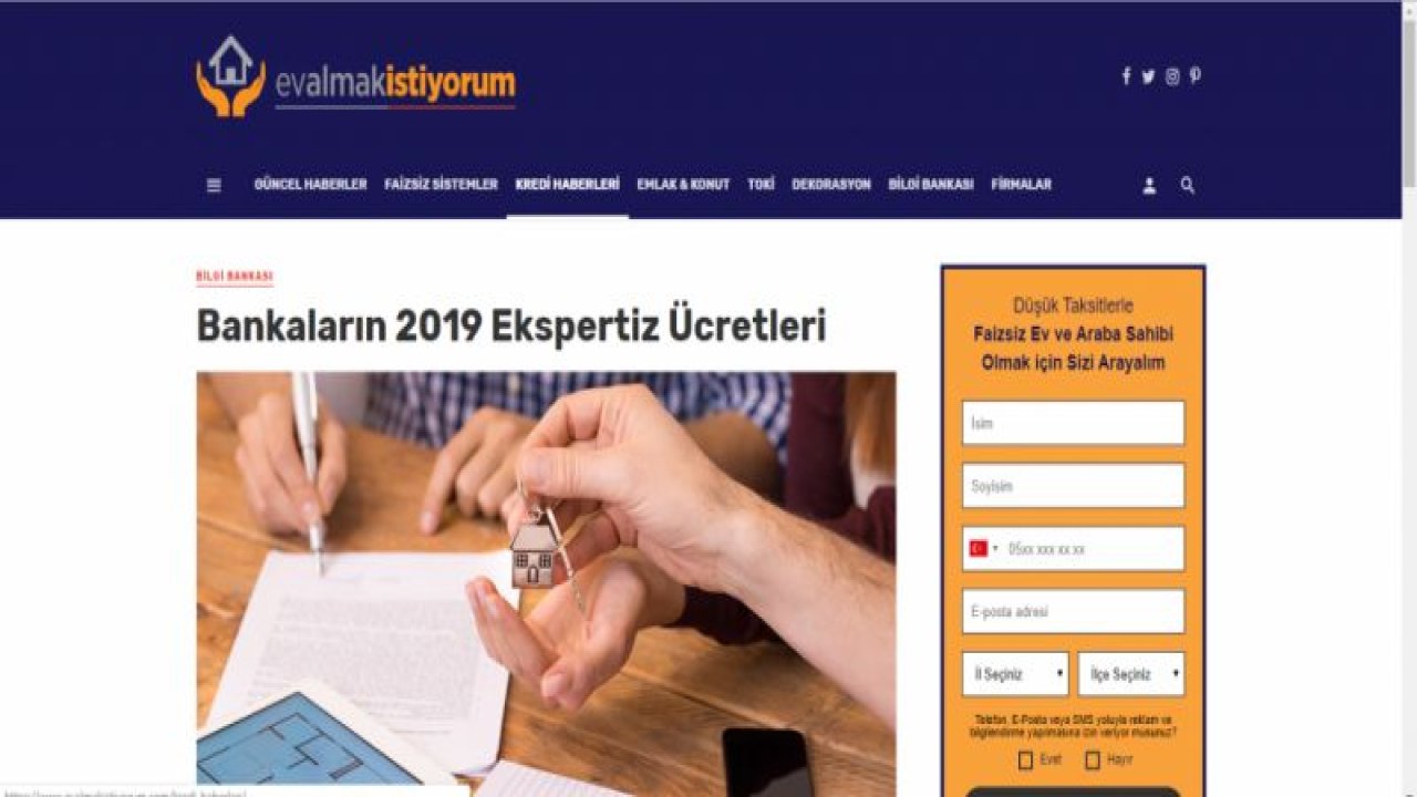 Bankaların 2019 Ekspertiz Ücretleri