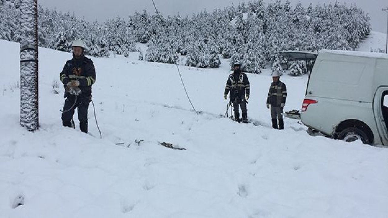 Toroslar EDAŞ Kış Şartlarında Çalışmalara Devam Ediyor