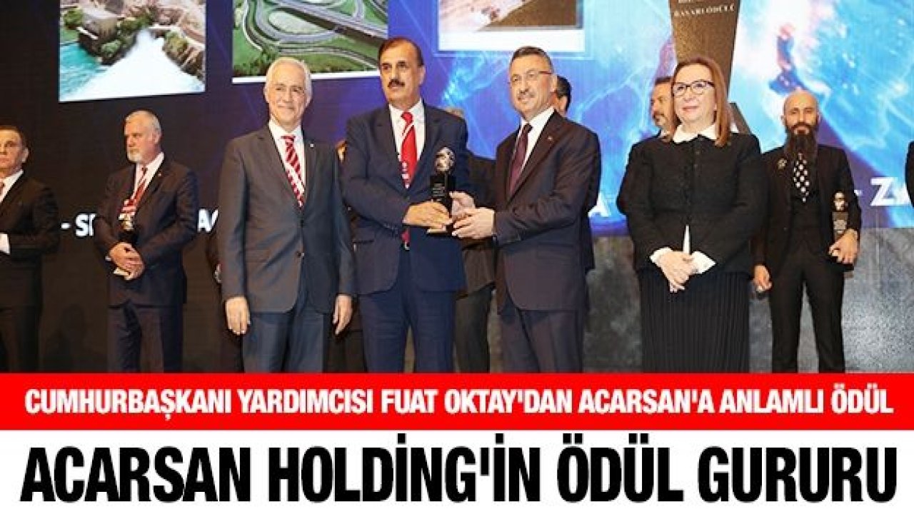 Acarsan Holding'in Ödül Gururu