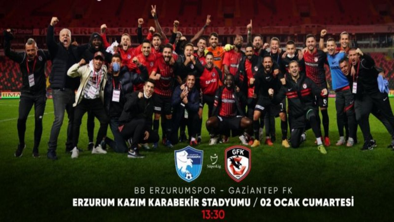 GAZİANTEP FK, ERZURUMSPOR SINAVINDA