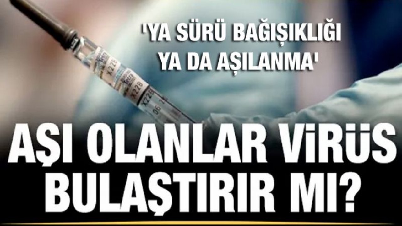 Koronavirüs aşısı yaptıran kişi virüs bulaştırır mı?