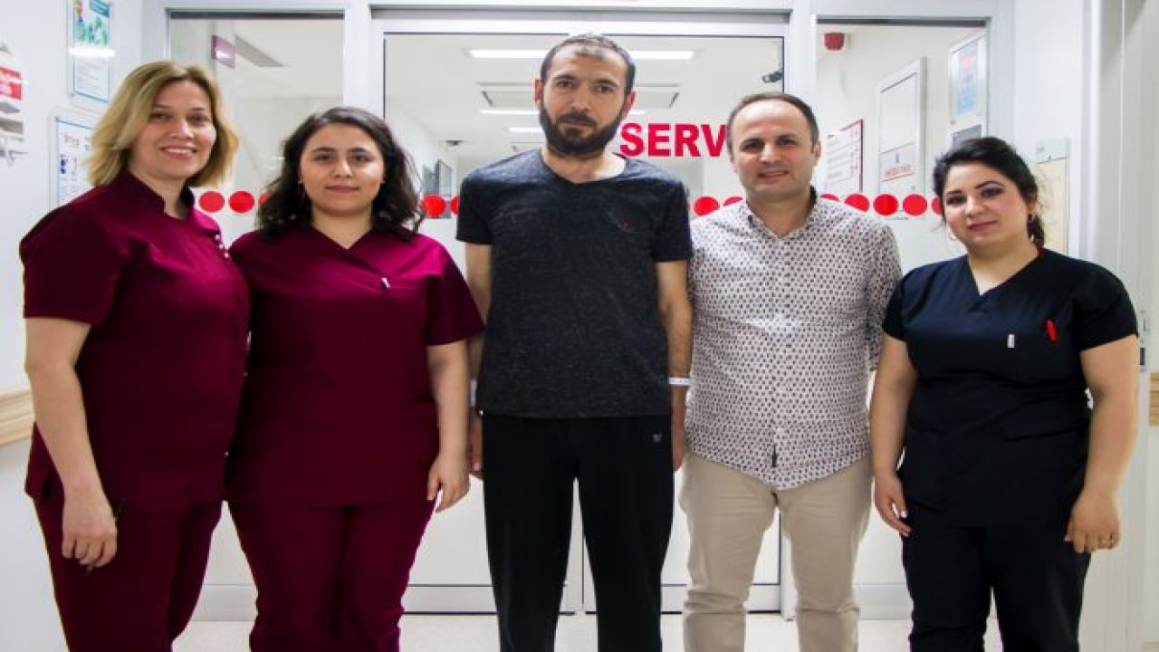 Böbreğindeki 9 cm'lik tümörden Anka'da kurtuldu