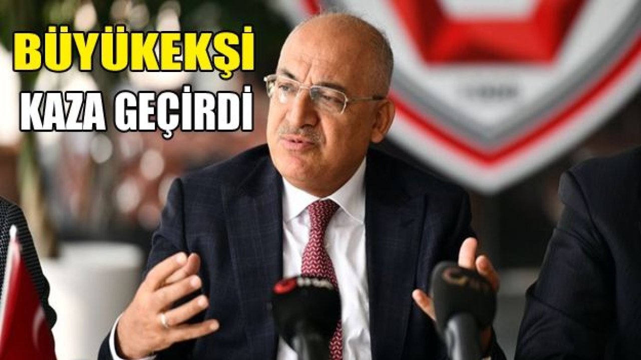 BÜYÜKEKŞİ KAZA GEÇİRDİ