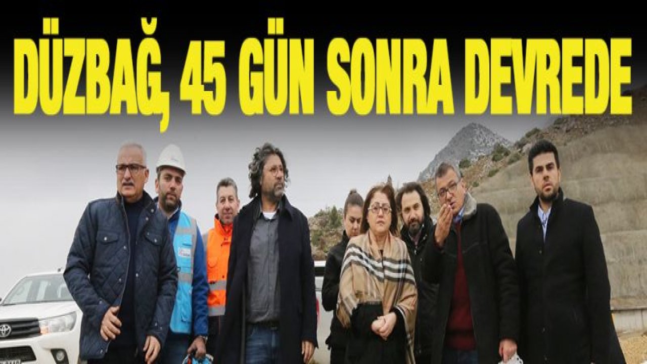 DÜZBAĞ, 45 GÜN SONRA DEVREDE