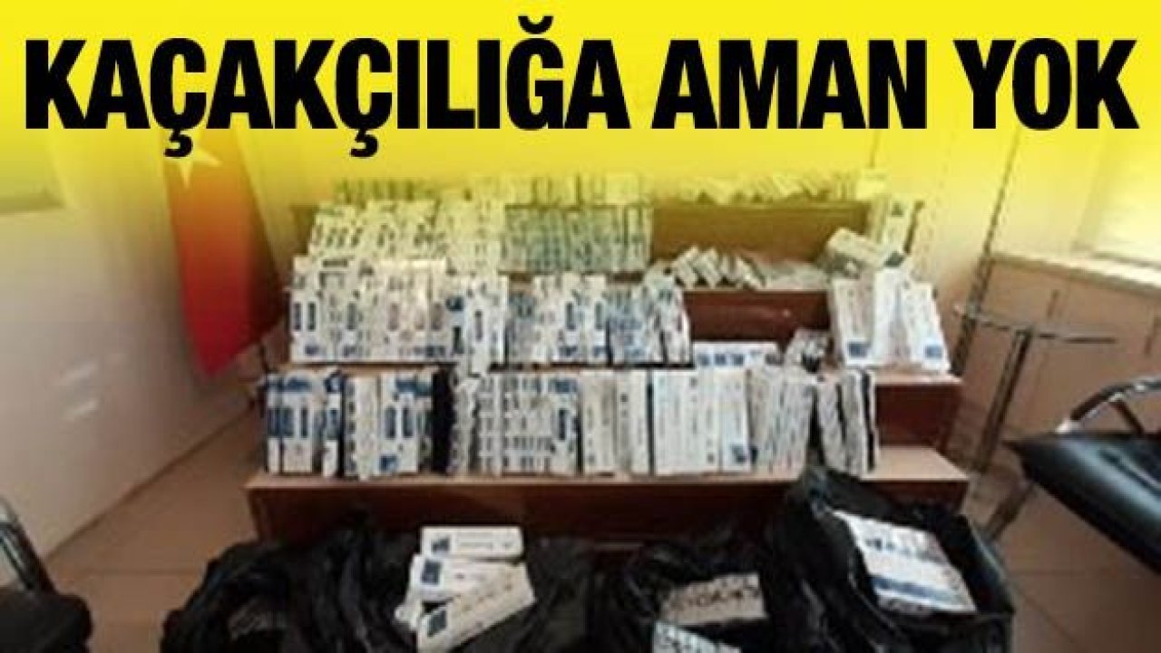 2 bin 300 paket kaçak sigara ele geçirildi