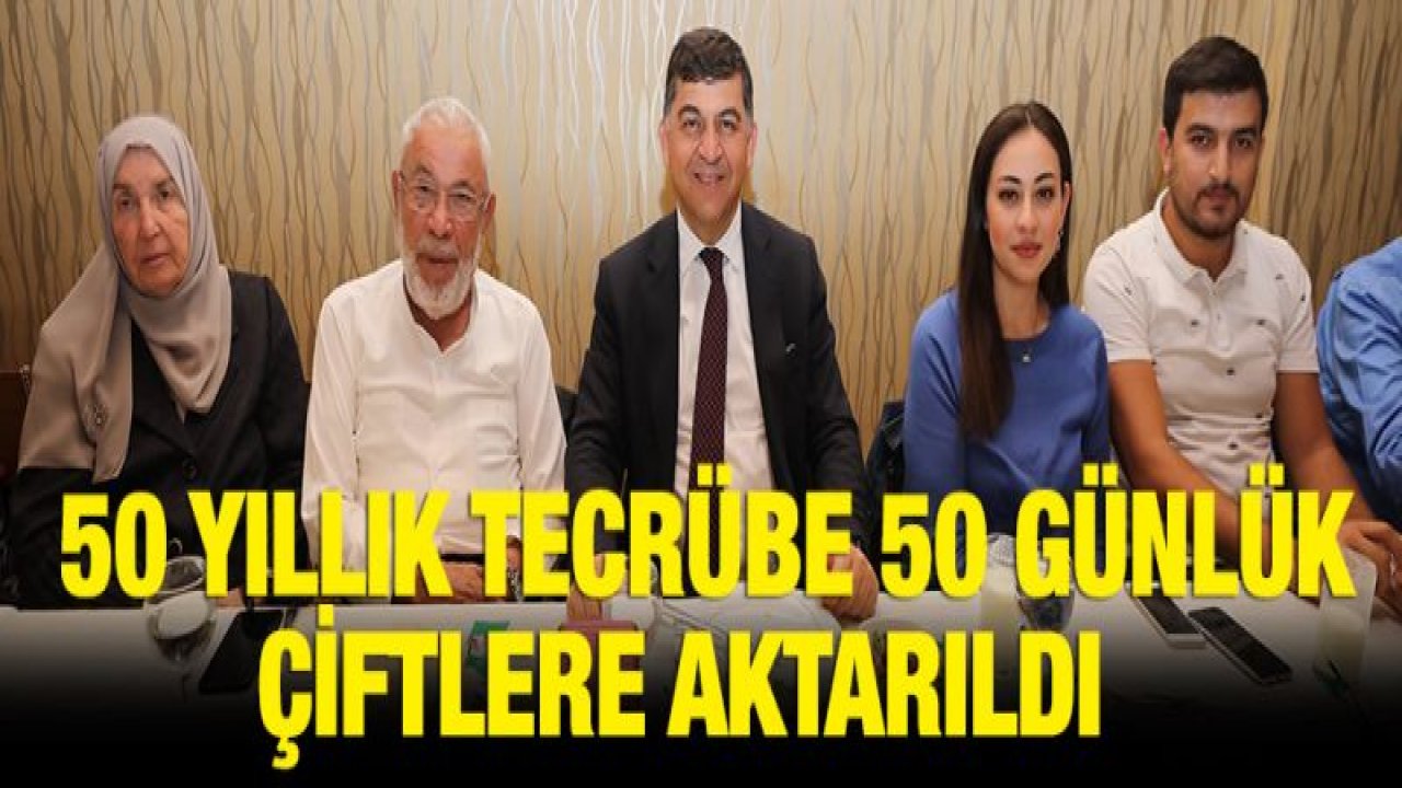 Yarım asırlık çiftlerle 50 günlük çiftler buluştu