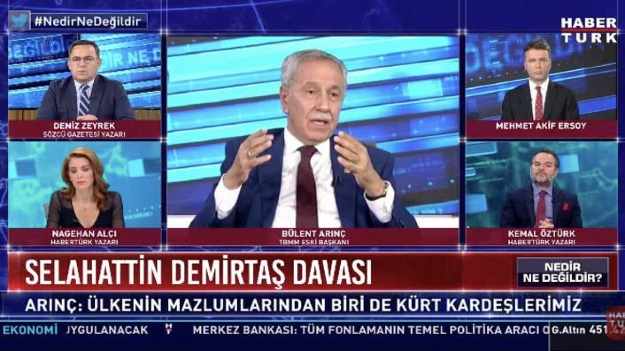 Arınç’tan Selahattin Demirtaş çıkışı: Tahliye olabilir