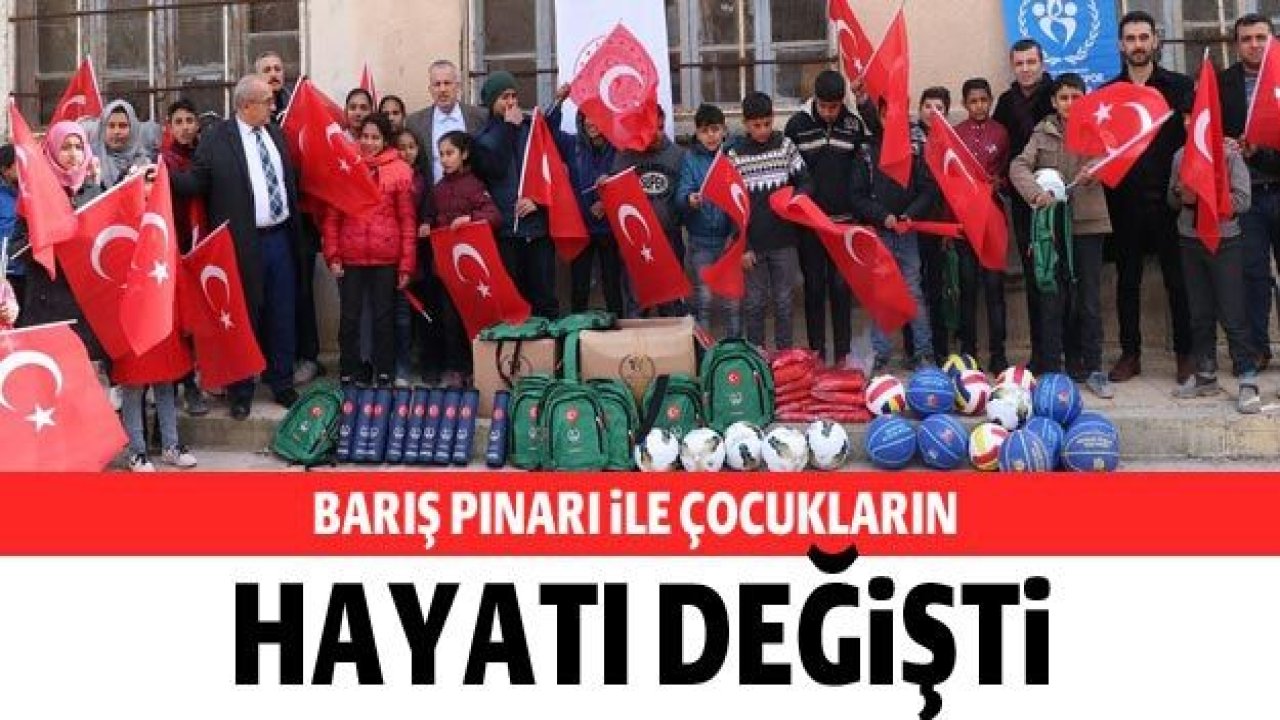 Barış Pınarı ile çocukların hayatı değişti