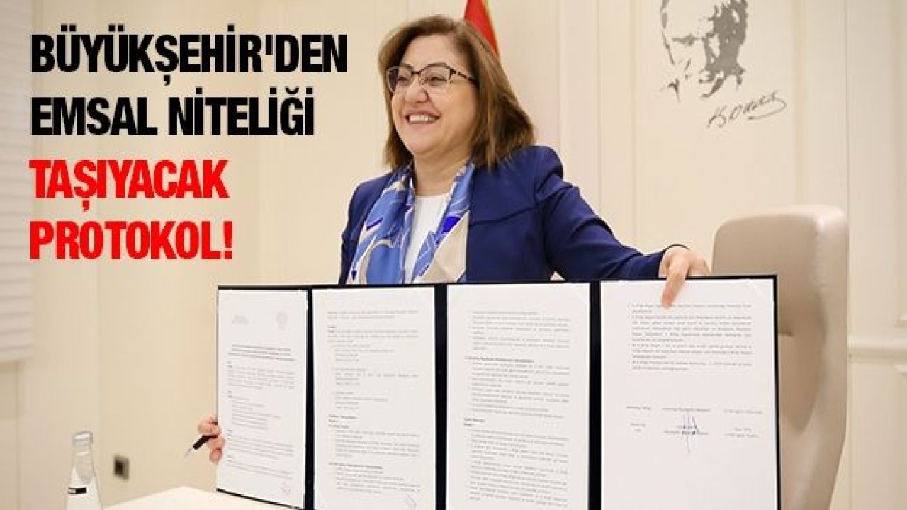 BÜYÜKŞEHİR'DEN EMSAL NİTELİĞİ TAŞIYACAK PROTOKOL!