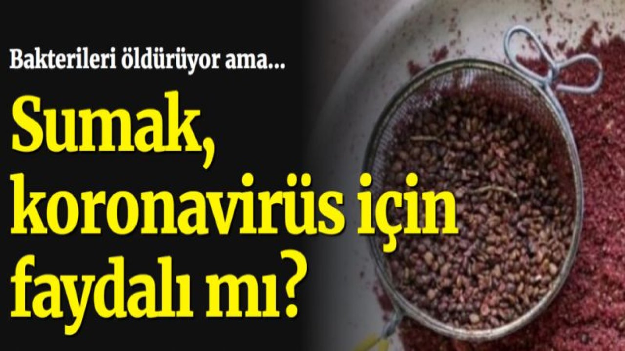 Sumak, koronavirüs için faydalı mı?