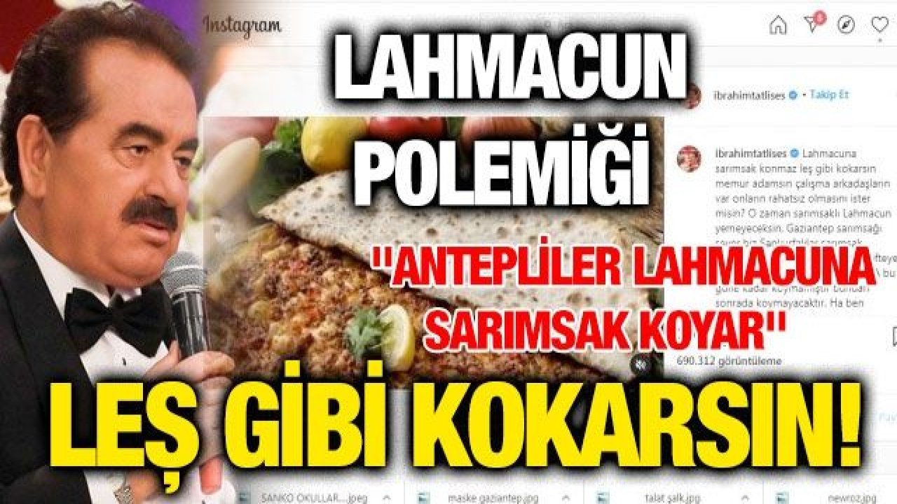 Gazianteplilerden Tatlıses'e " Leş Gibi Kokarsın " Tepkisi