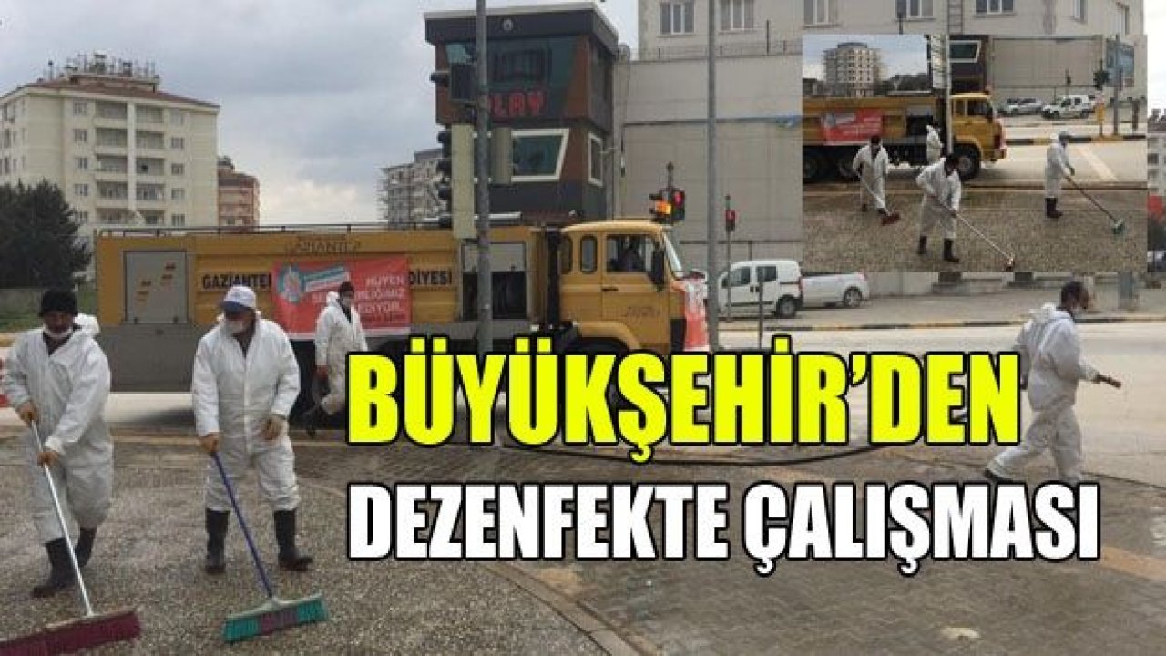 Büyükşehir’den COVID-19 temizliği