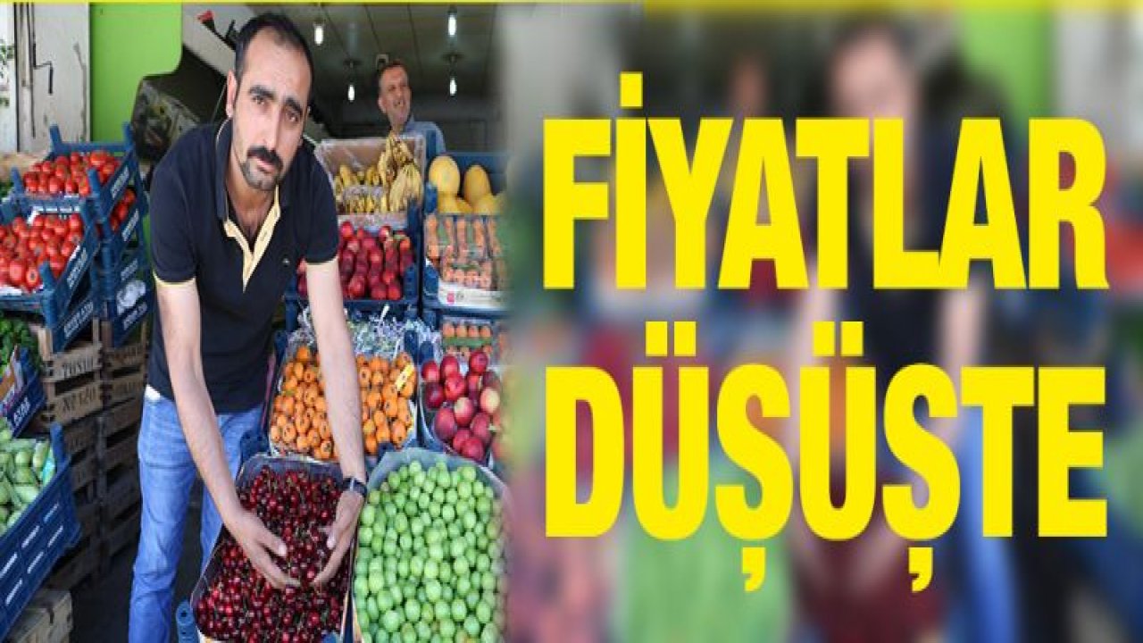 Meyve fiyatları düşüşe geçti