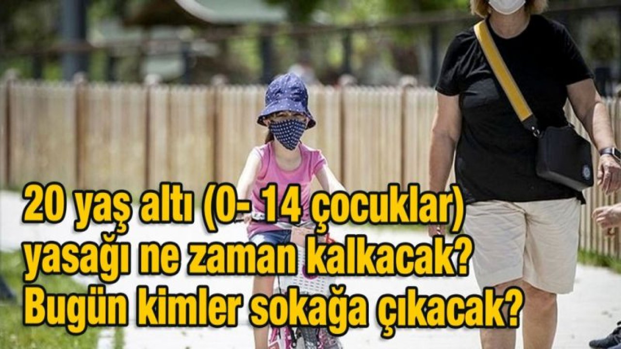 Gaziantep'te 20 yaş altı (0- 14 çocuklar) yasağı ne zaman kalkıyor? Bugün kimler sokağa çıkacak?