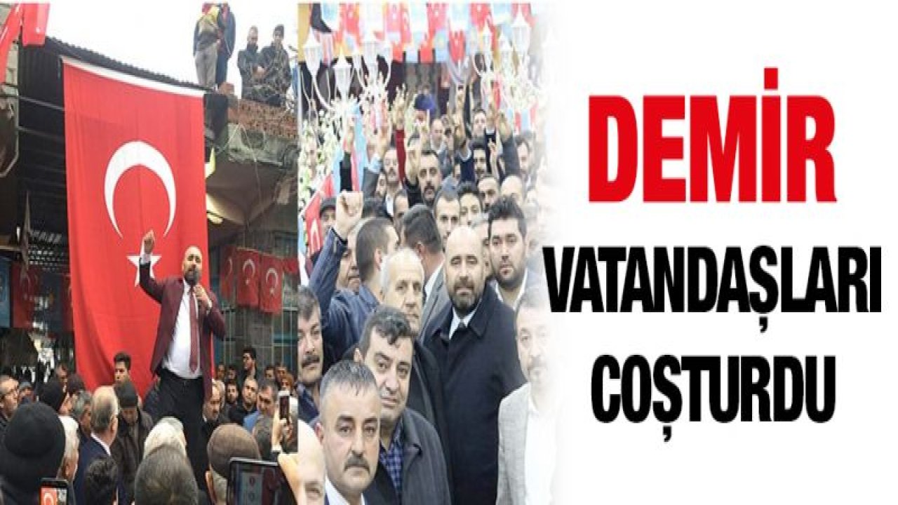 Ejder Demir'in Miting gibi açılışı:Vatandaşları coşturdu