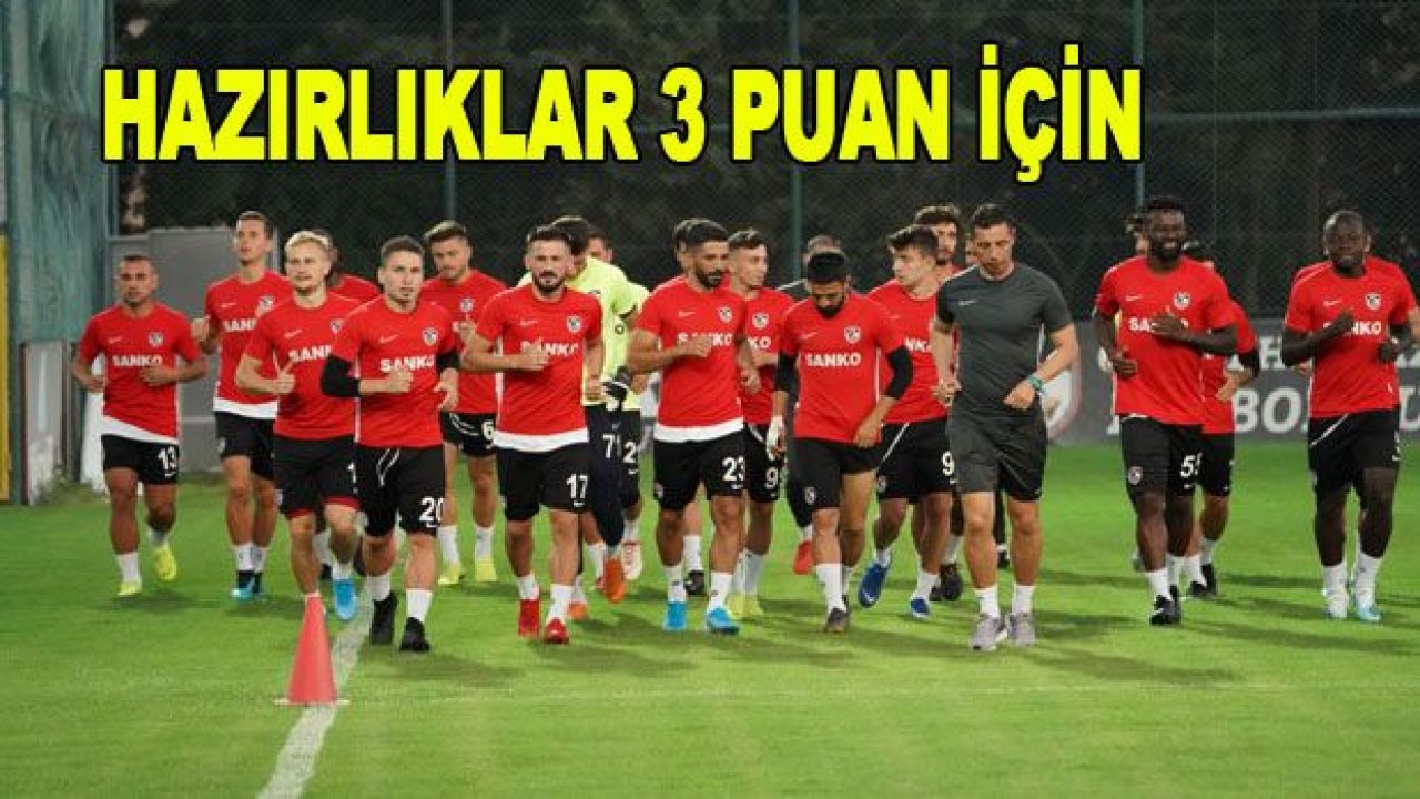 Hazırlıklar üç puan üzerine