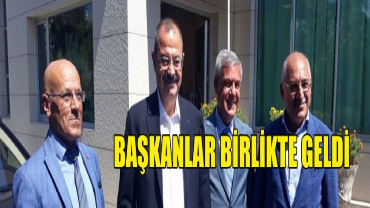 Gazişehir'de iki başkan yan yana