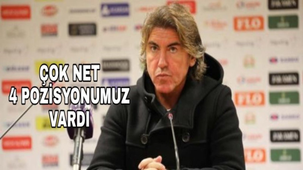 PİNTO : 4 NET POZİSYONUMUZ VARDI