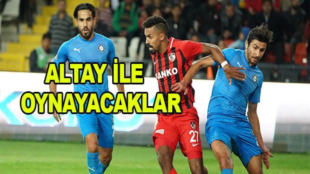 Altay ile hazırlık maçı