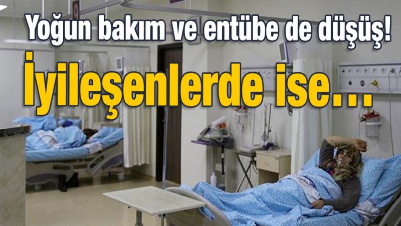 Yoğun bakım ve entübe de düşüş! İyileşenlerde ise….