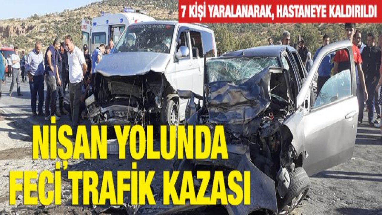 Nişan yolunda feci kaza: 7 yaralı