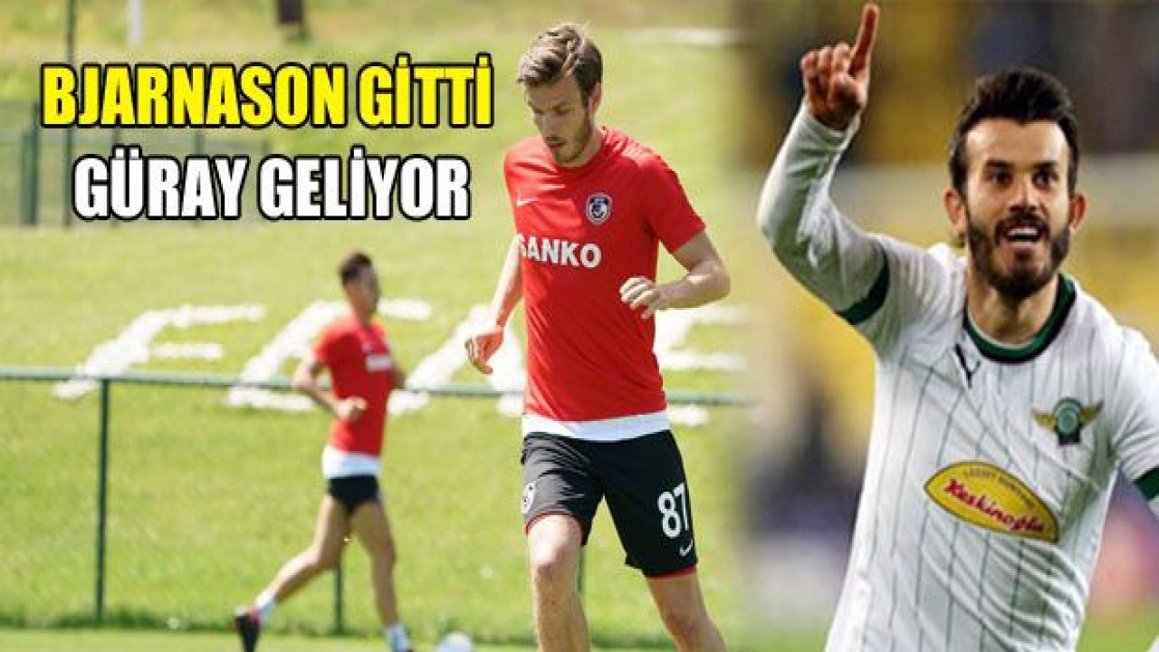 Bjarnason gitti, Güray geliyor!