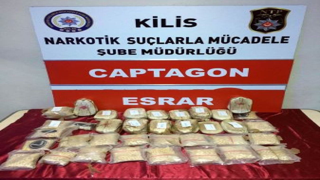 Kilis'te uyuşturucu operasyonu